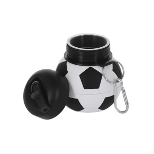 Botella plegable balón de fútbol 550 ml 2