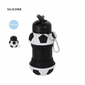 Botella plegable balón de fútbol 550 ml