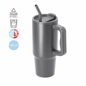 Taza térmica de acero inox reciclado de doble pared 900 ml
