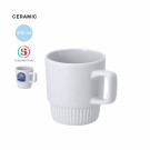 Taza de cerámica para sublimación con base biselada 300 ml
