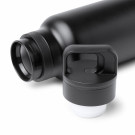 Botella de acero inoxidable de doble pared con tapón asa 750 ml