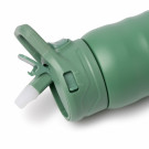 Botella térmica de doble pared con pajita abatible 710ml