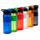 Botella de RPET con pajita y tapón de apertura automática 700 ml