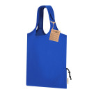 Bolsa plegable de algodón reciclado con diseño de corazón
