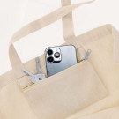 Bolsa ancha de algodón reciclado 220g/m