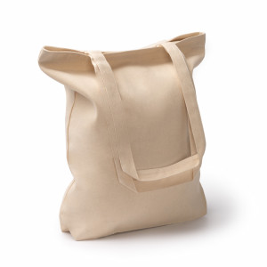 Bolsa alta de algodón resistente 230 gr/m2 con cremallera 2