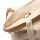Bolsa alta de algodón resistente 230 gr/m2 con cremallera