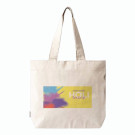 Bolsa de algodón reciclado 280g con cremallera