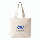 Bolsa de algodón reciclado 280g con cremallera