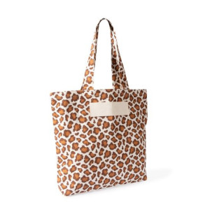 Bolsa animal print de algodón reciclado 200gr/m2