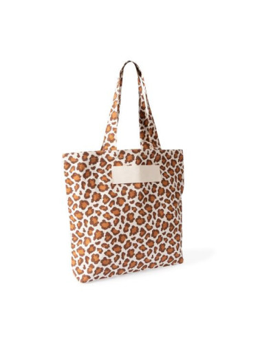 Bolsa animal print de algodón reciclado 200gr/m2