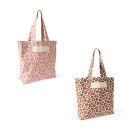 Bolsa animal print de algodón reciclado 200gr/m2