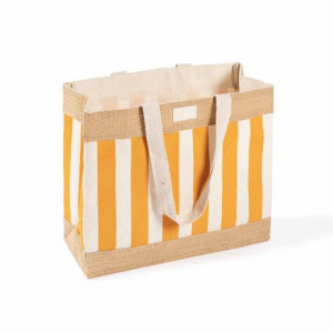 Bolsa de algodón reciclado y yute 220g