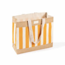 Bolsa de algodón reciclado y yute 220g