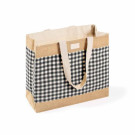 Bolsa de algodón reciclado y yute 220g