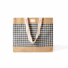 Bolsa de algodón reciclado y yute 220g