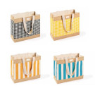 Bolsa de algodón reciclado y yute 220g