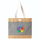 Bolsa de algodón reciclado y yute 220g