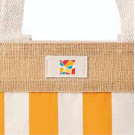 Bolsa de algodón reciclado y yute 220g