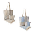 Kit de playa con bolsa, pareo y neceser