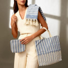 Kit de playa con bolsa, pareo y neceser