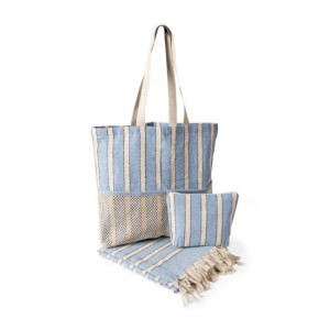 Kit de playa con bolsa, pareo y neceser