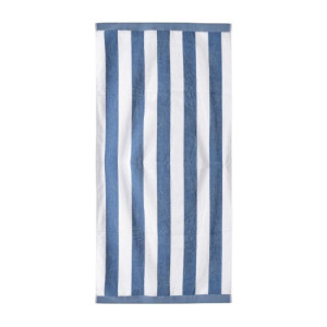 Toalla premium de algodón a rayas 80 x 160 cm
