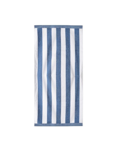 Toalla premium de algodón a rayas 80 x 160 cm