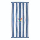 Toalla premium de algodón a rayas 80 x 160 cm