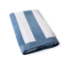Toalla premium de algodón a rayas 80 x 160 cm