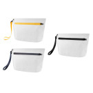 Neceser impermeable con cremallera y cinta de color