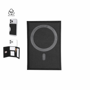 Tarjetero magnético de PU reciclado