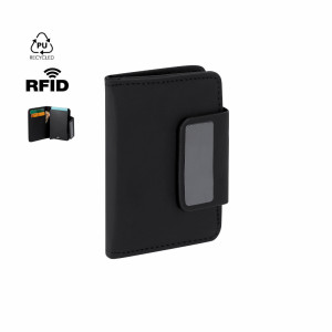 Tarjetero de PU reciclado con protección RFID