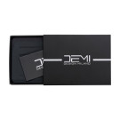 Tarjetero de piel sintética suave con protección RFID