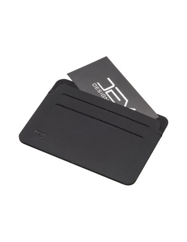 Tarjetero de piel sintética suave con protección RFID