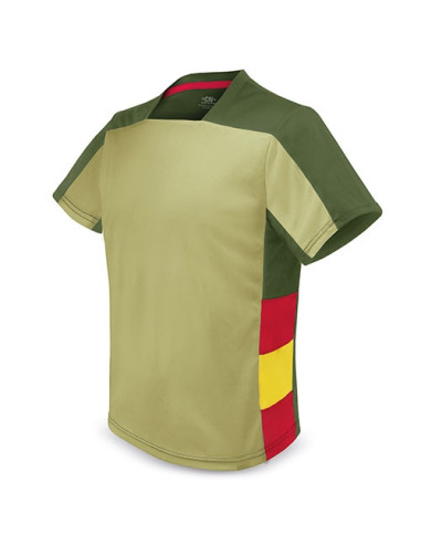 Camiseta técnica de tenis con bandera de España