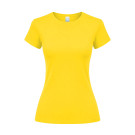 Camiseta de mujer entallada de algodón punto liso EPIKA