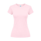 Camiseta de mujer entallada de algodón punto liso EPIKA