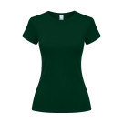 Camiseta de mujer entallada de algodón punto liso EPIKA