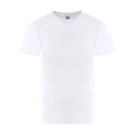 Camiseta blanca de algodón 150g/m2 de manga corta EPIKA