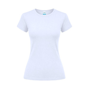 Camiseta de mujer blanca de algodón 150gr/m2 EPIKA