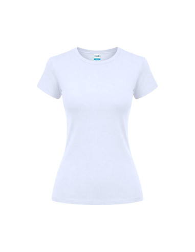 Camiseta de mujer blanca de algodón 150gr/m2 EPIKA