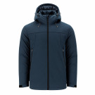 Parka de Soft Shell acolchada con capucha fija ajustable