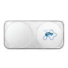 Parasol para coche de poliéster 150 x 70 cm