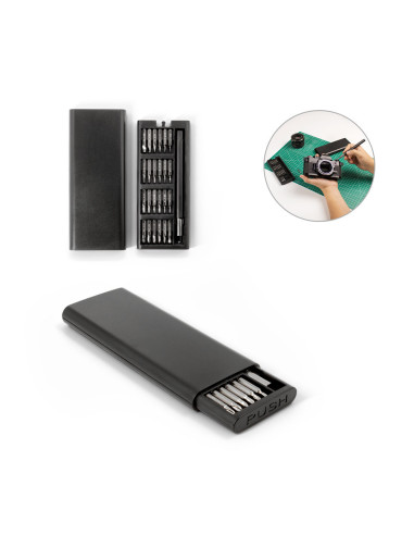 Set de destornilladores con puntas magnéticas intercambiables