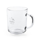 Taza de cristal con diseño de sonrisa de 230ml