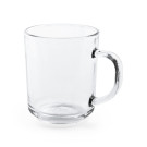 Taza de cristal con diseño de sonrisa de 230ml