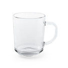 Taza de cristal con diseño de sonrisa de 230ml