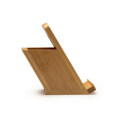 Portalápices de bambú con cargador inalámbrico