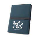 Carpeta A4 de PU con bloc de notas rayadas